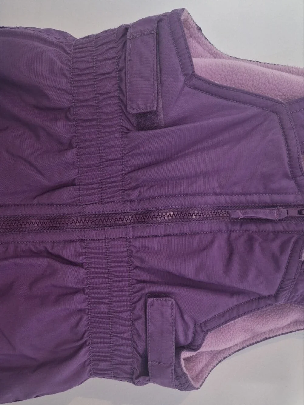 Children's Lavender Snow Overalls